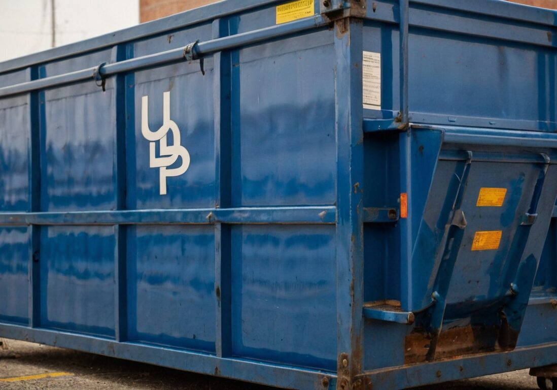 Leonardo_Kino_XL_A_blue_roll_off_dumpster_sitting_in_front_of_0 Leonardo_Kino_XL_A_blue_roll_off_dumpster_sitting_in_front_of_0